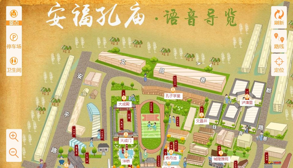 吉阳手绘地图：智慧景区智能化服务的延伸